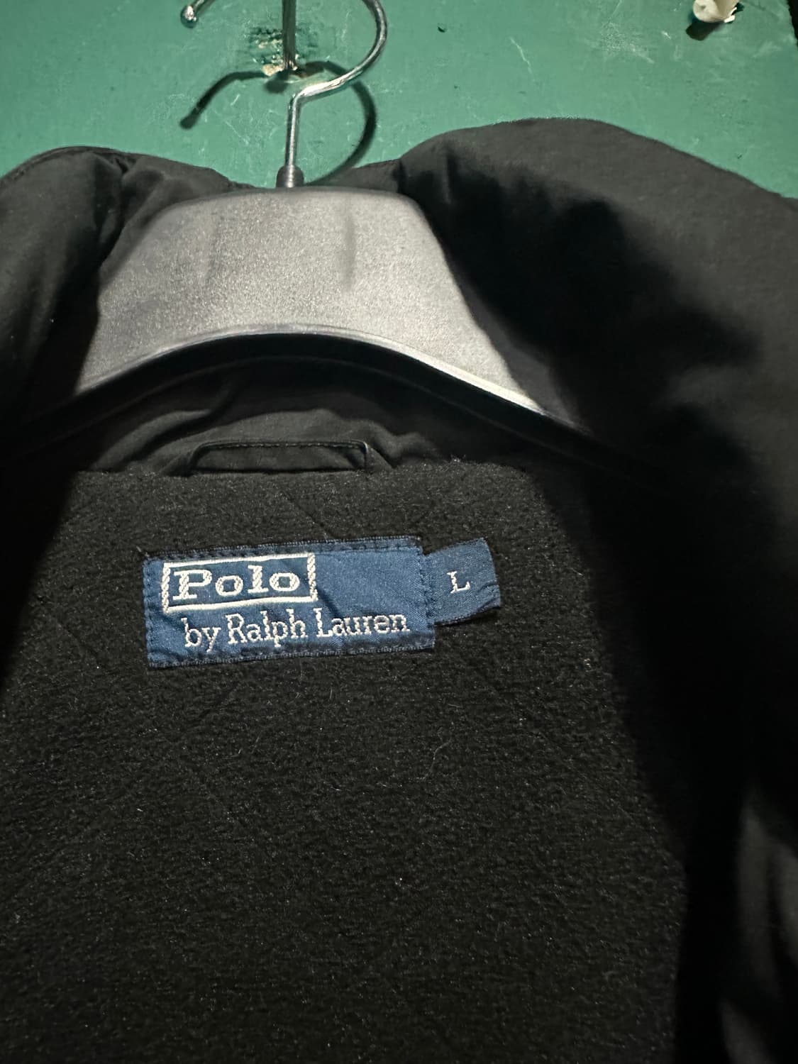 폴로 기모 스윙톱 바람막이 블랙 105 상품이미지5