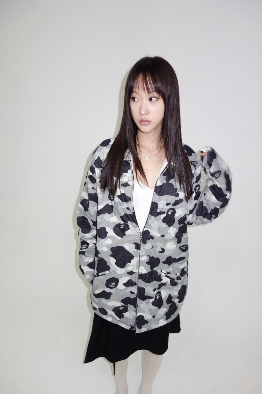 베이프 90‘s 아카이브 ABC카모 코치 경량패딩 자켓 상품이미지1