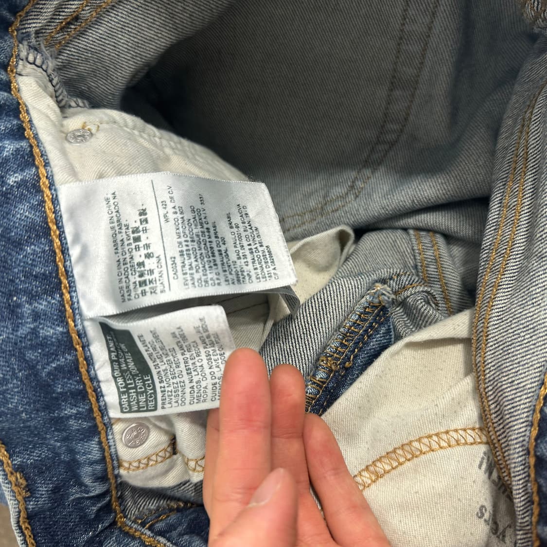 리바이스 505 데님팬츠 상품이미지3