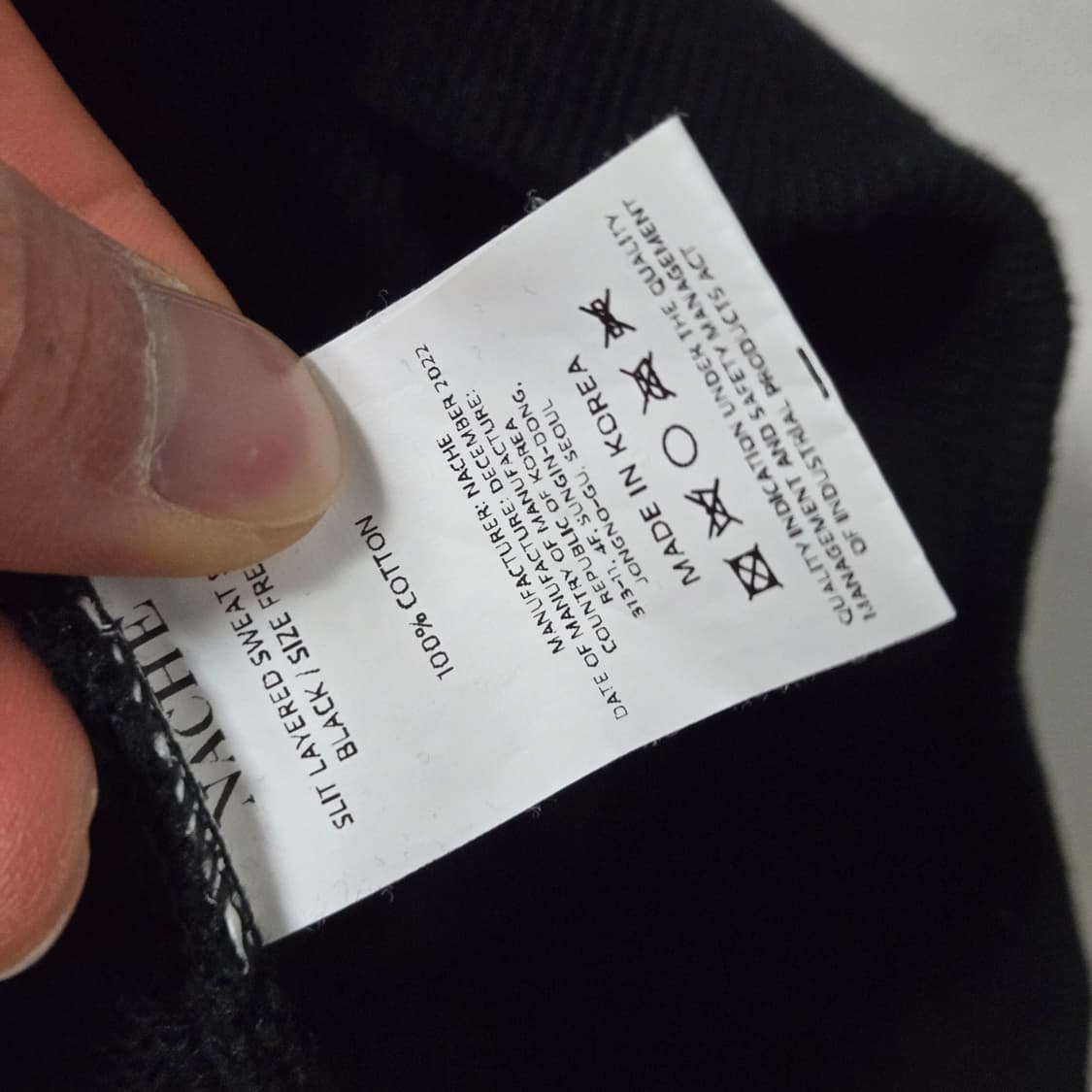 나체 슬릿 코튼 맨투맨 /여성 맨투맨/여자 맨투맨  상품이미지5