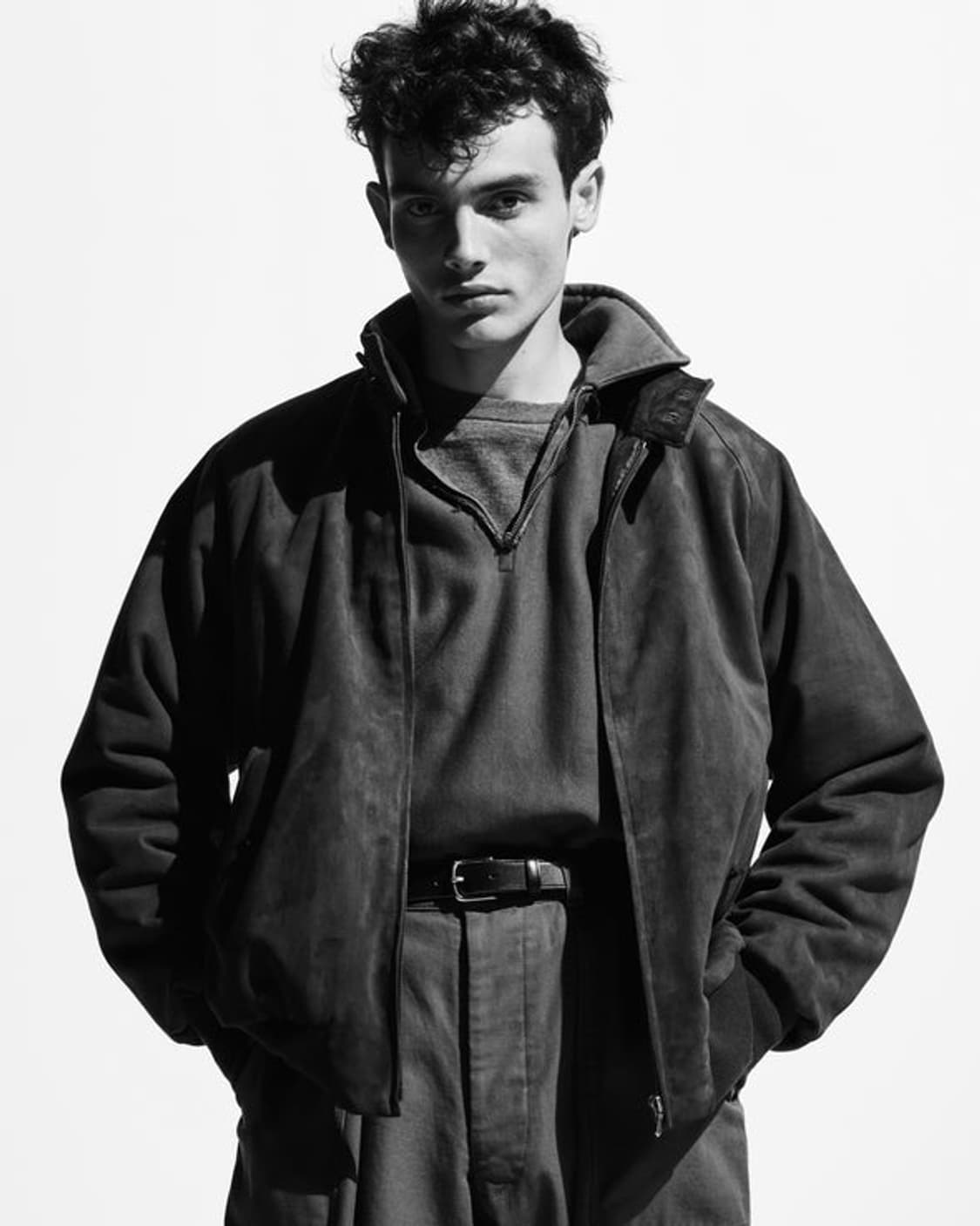 25ss Suede leather Harrington Jacket 상품이미지10