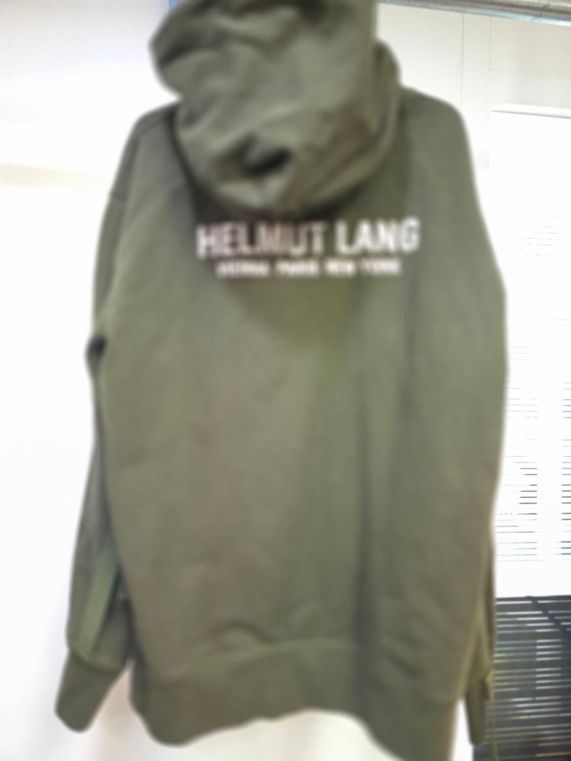 헬무트 랭 올리브색 후드티 XXXL 상품이미지4