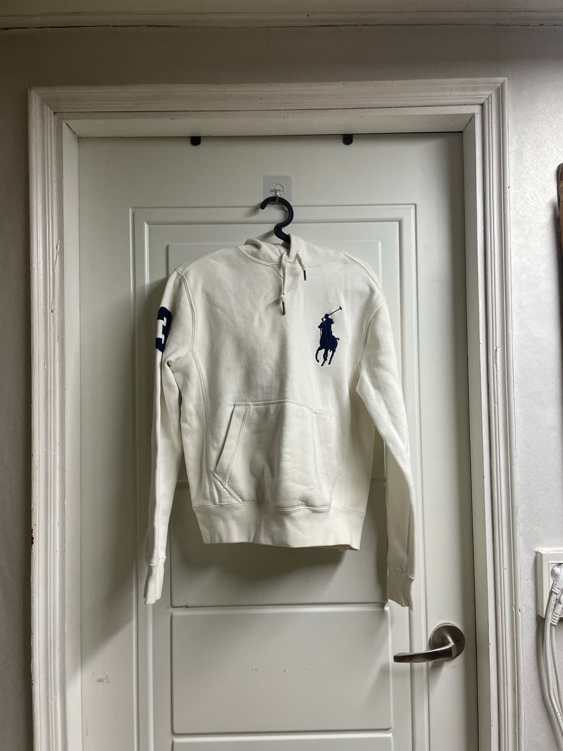 폴로 랄프로렌 빅포니 흰색 후드티 상품이미지1