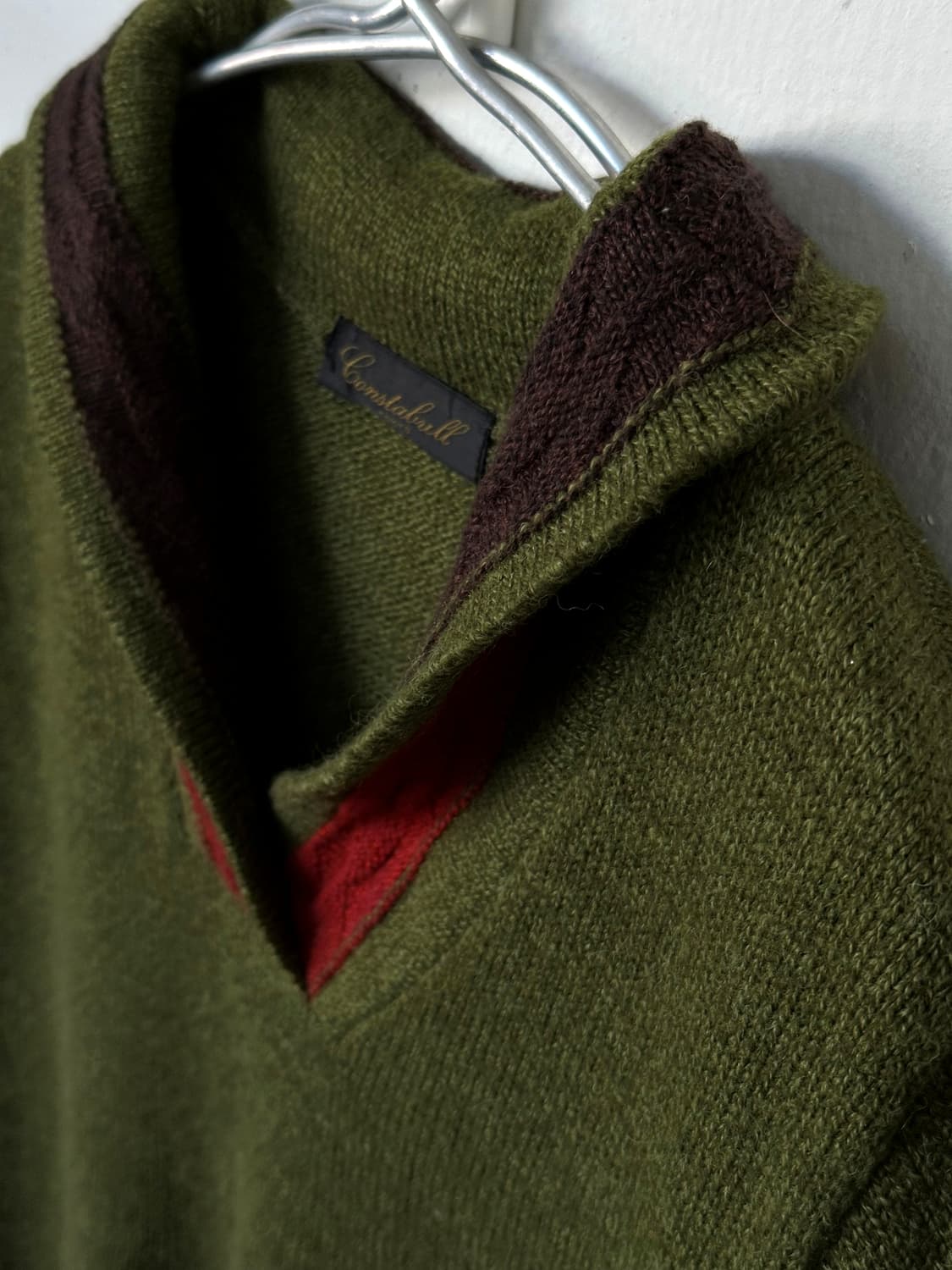 Alpaca blend design knit top 상품이미지7