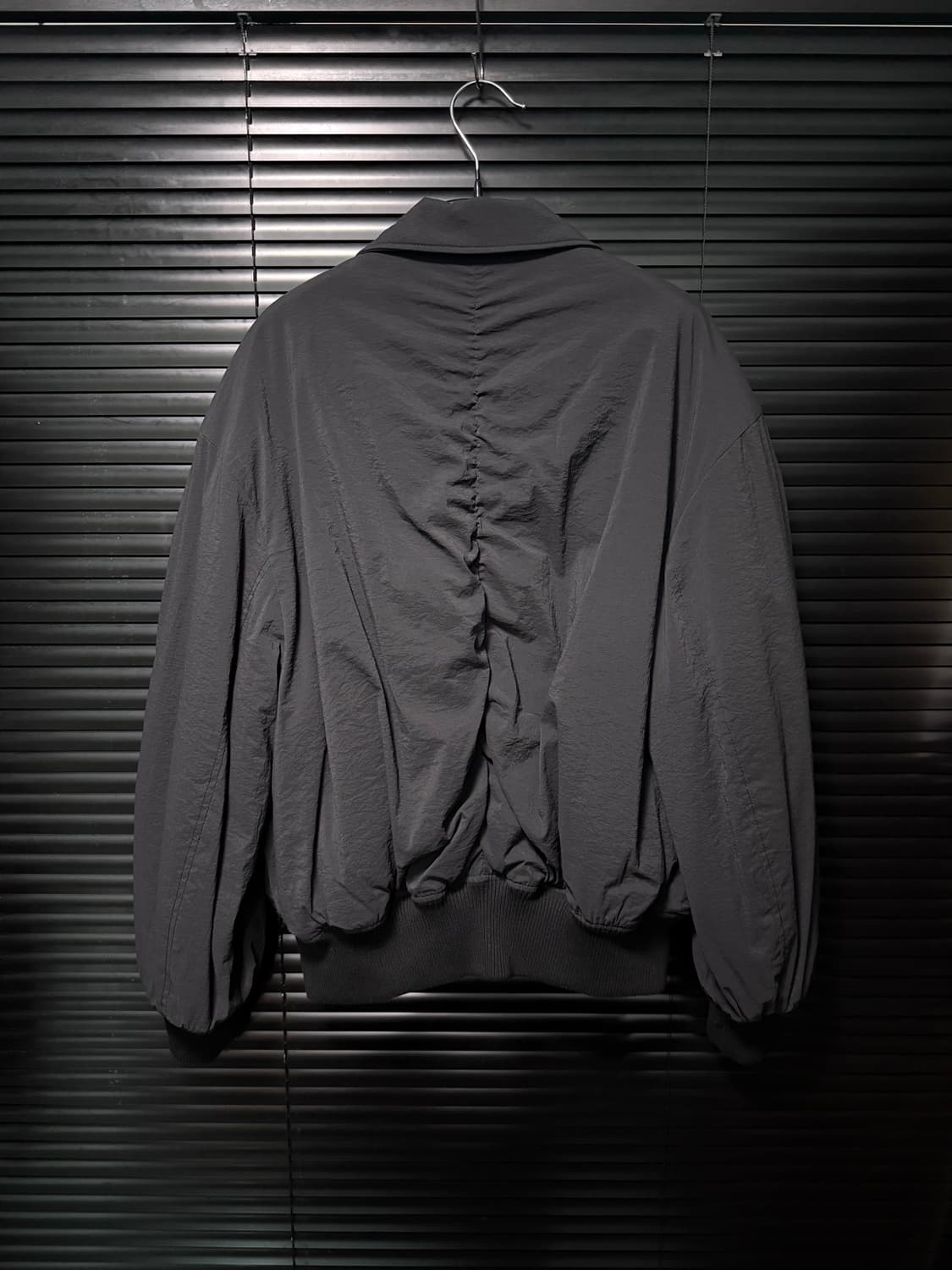 인사일런스 콘트라스트 크롭 MA-1 항공 점퍼 블루종 봄버 워크 블랙 S 상품이미지5