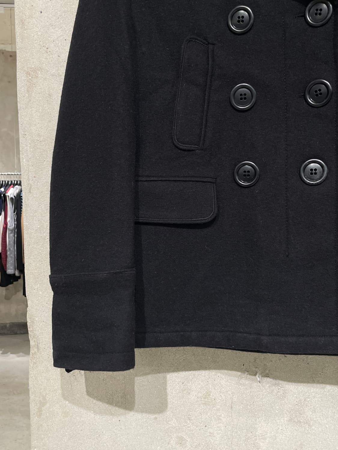 프라다 블랙 도킹 퍼 후디 알파카 울 자켓 상품이미지4