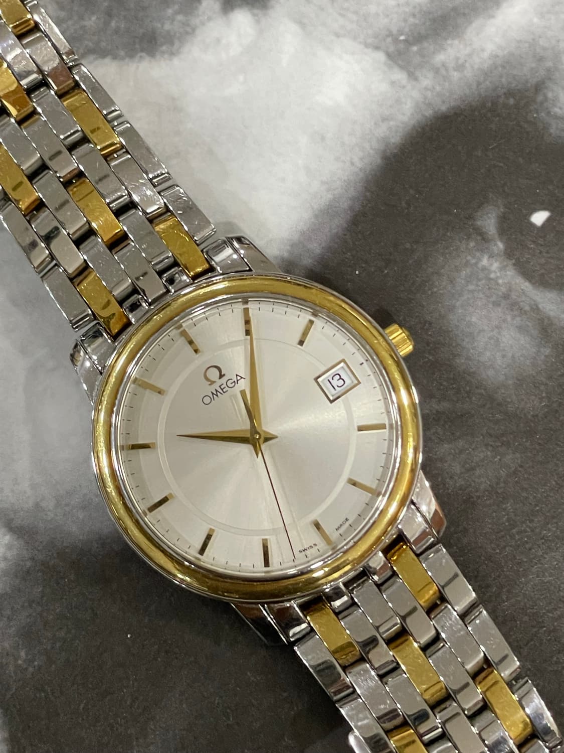 오메가/드빌 18K 금 도금 손목시계 상품이미지5