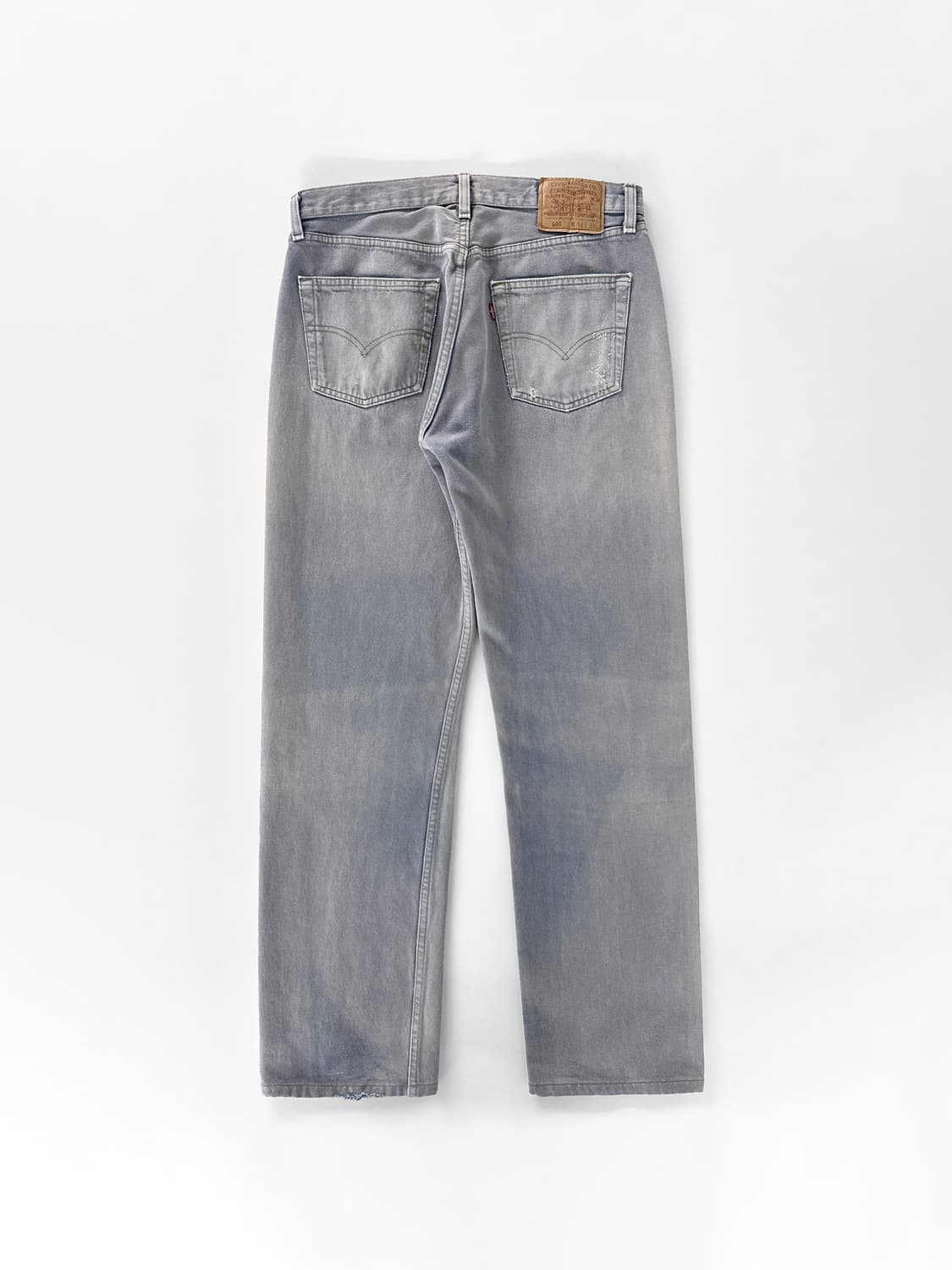 (Rare) 90s 빈티지 리바이스 501 애쉬 그레이 페이드 데님 팬츠 상품이미지3