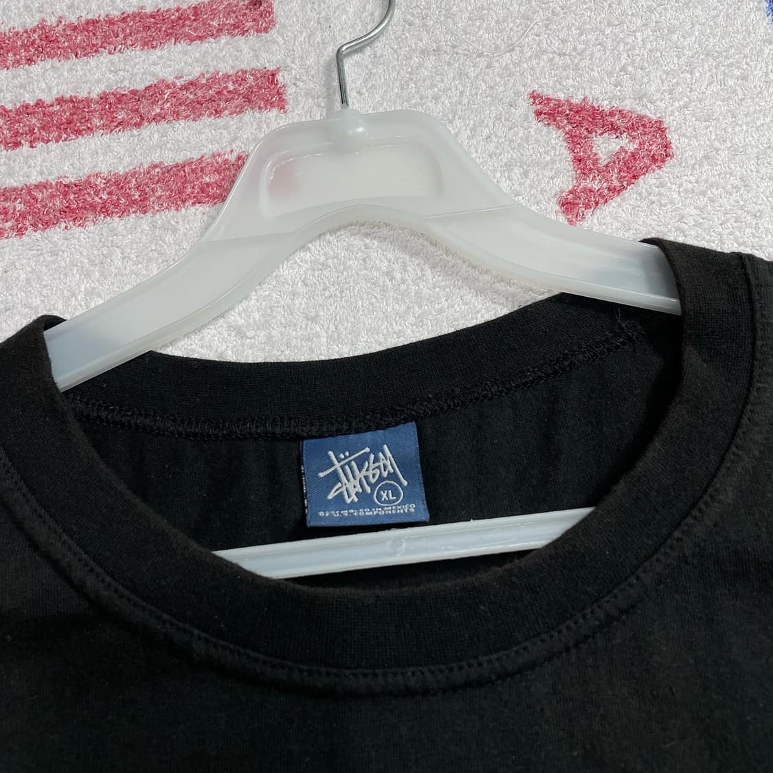 90년대 STUSSY 스투시 VVS스탁로고 티셔츠 상품이미지4