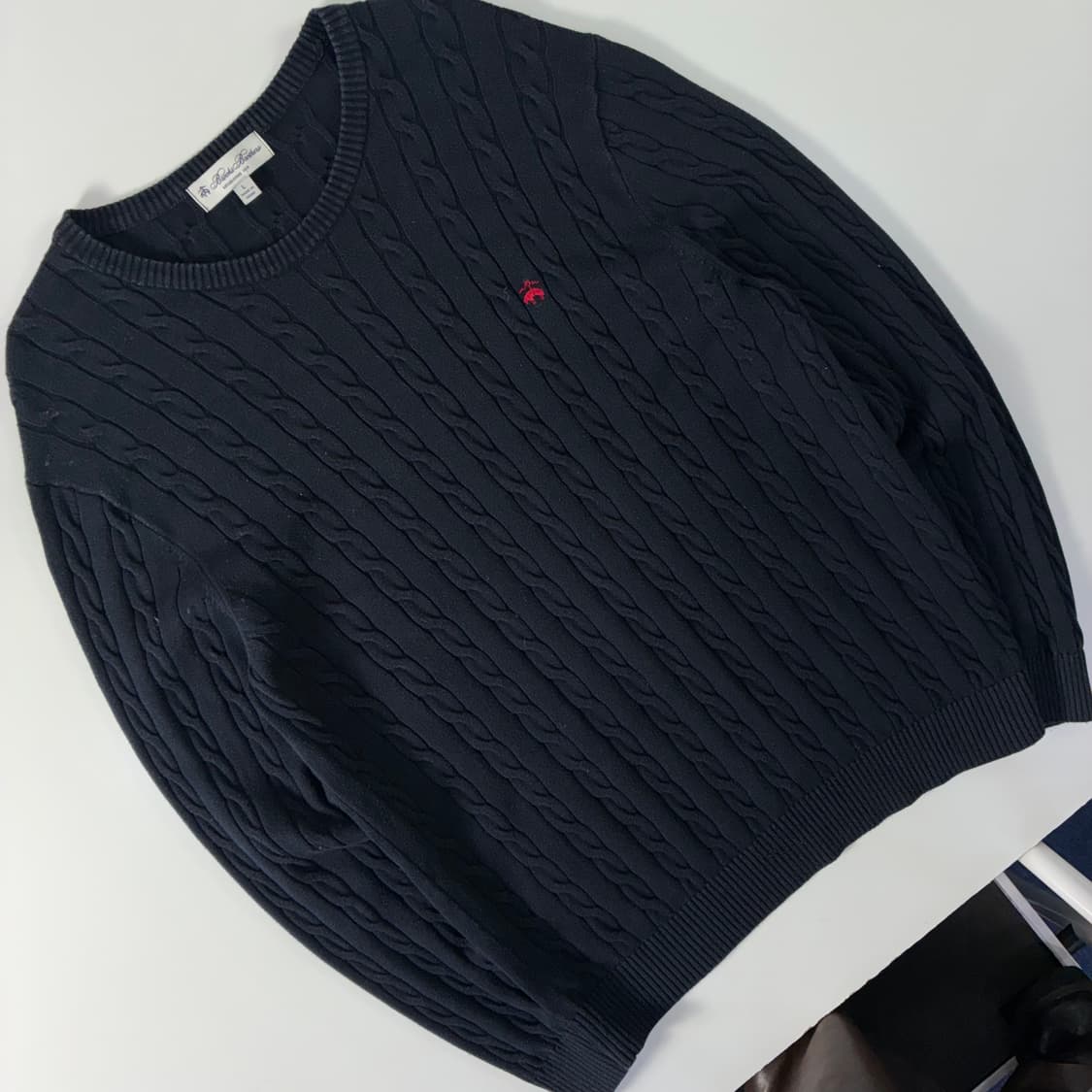 Brooks Brothers 브룩스 브라더스 코튼 셰틀랜드 케이블 니트 상품이미지2