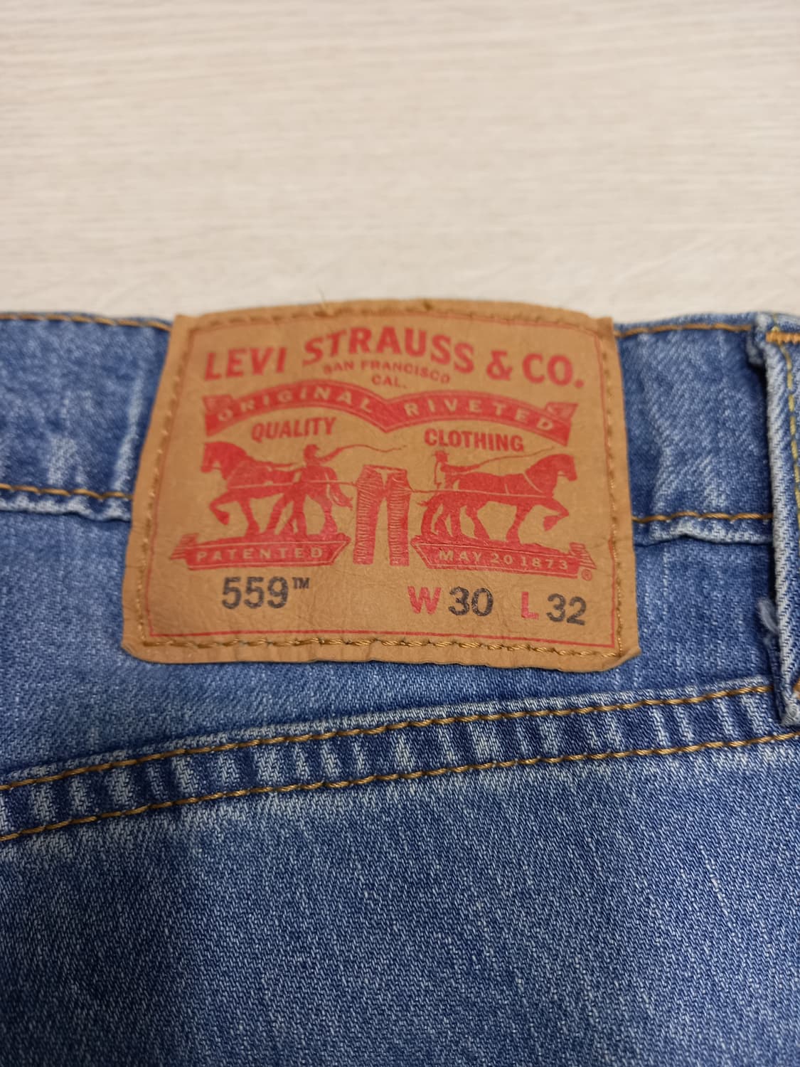 31 리바이스559 이집트 워싱 스판 일자진 31-484 상품이미지5