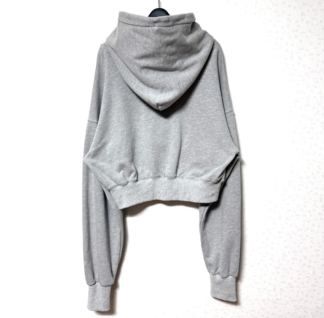 🩶우알롱 그레이 크롭 후드집업🩶 상품이미지2