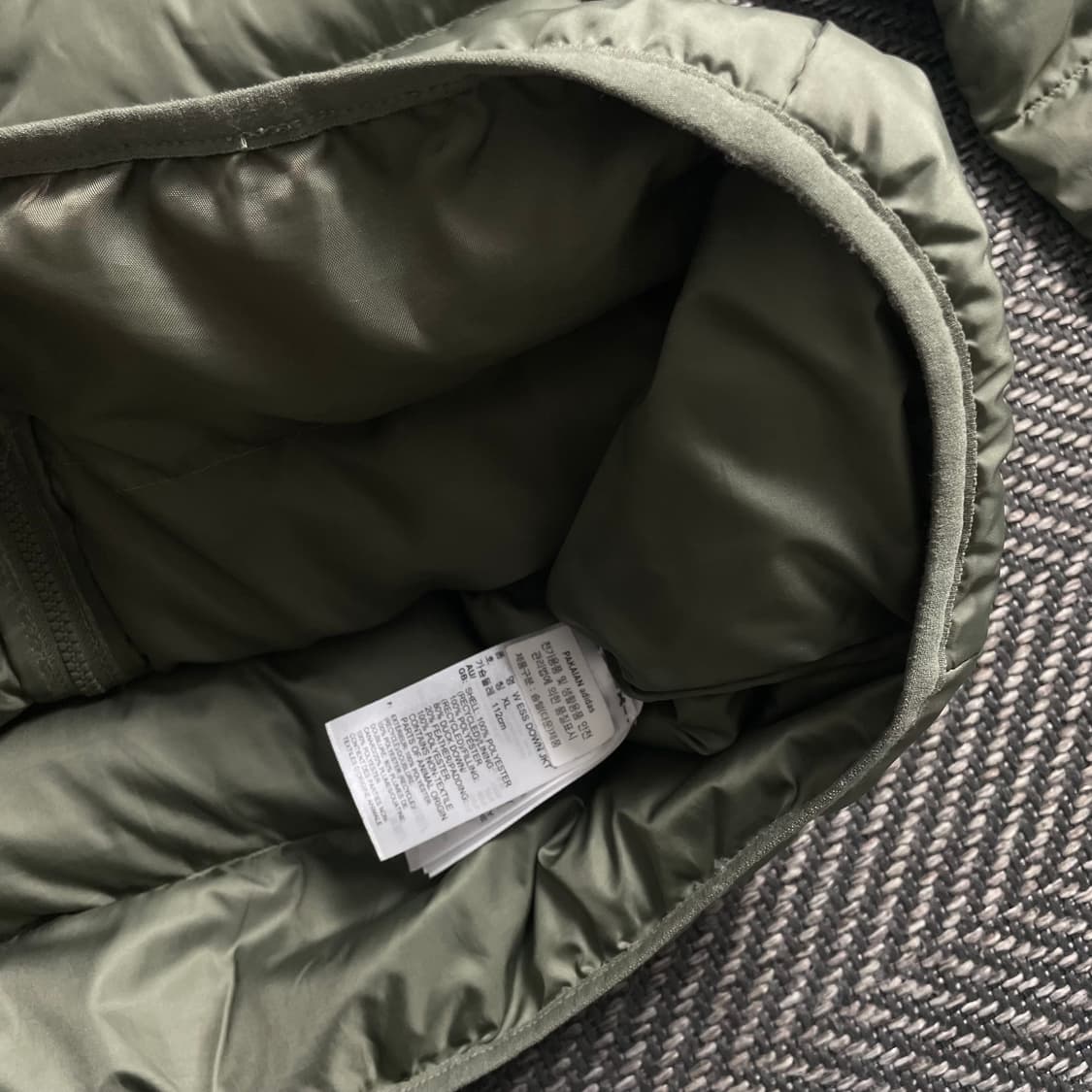 아디다스 우먼스 경량 덕 다운 푸퍼 패딩 카키o 4750 상품이미지7