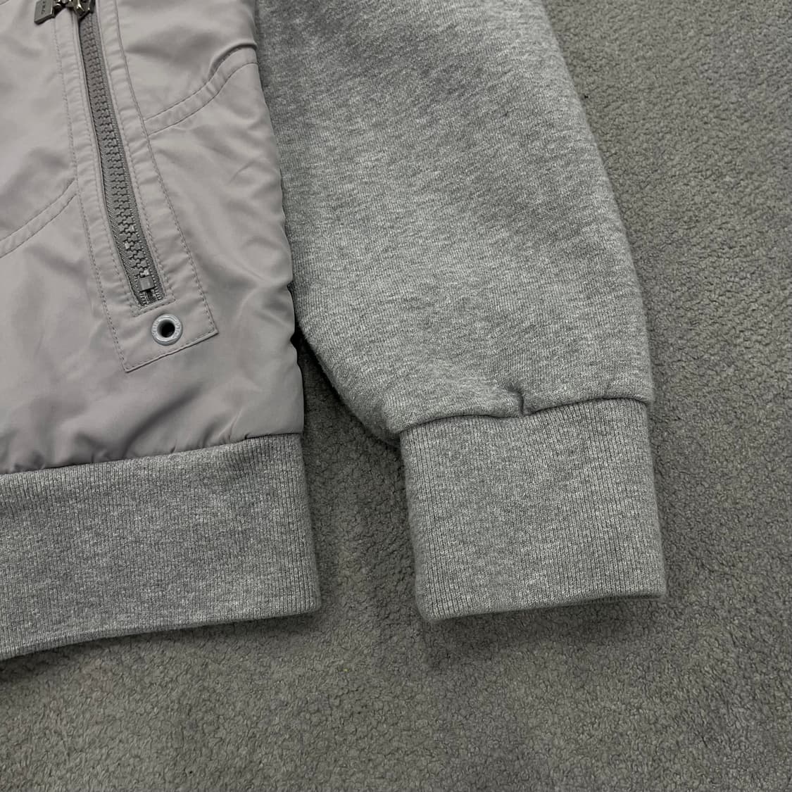 100 휠라 그레이 후드 집업 자켓 상품이미지3