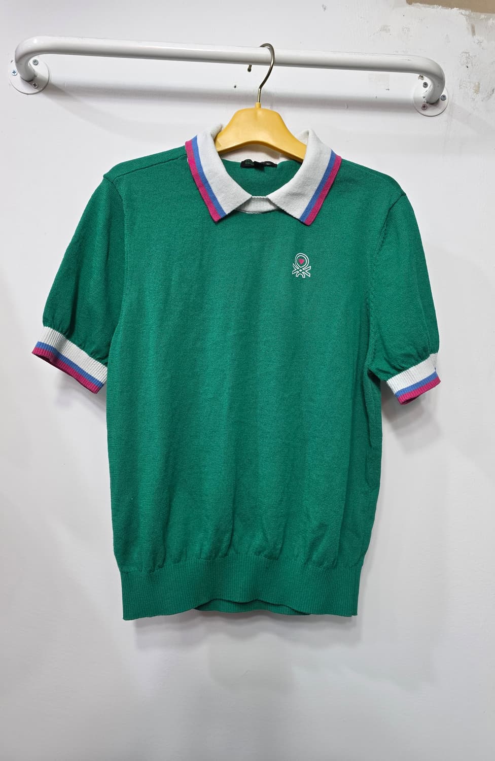 베네통 여성 반팔 니트 상품이미지1