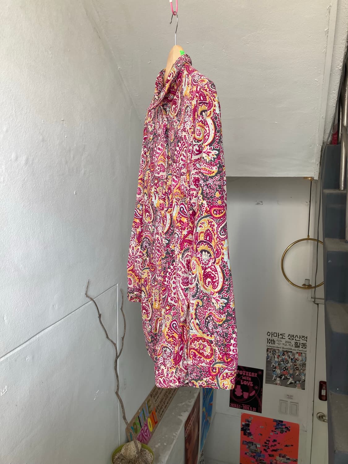 페이즐리 패딩 셔츠 상품이미지2