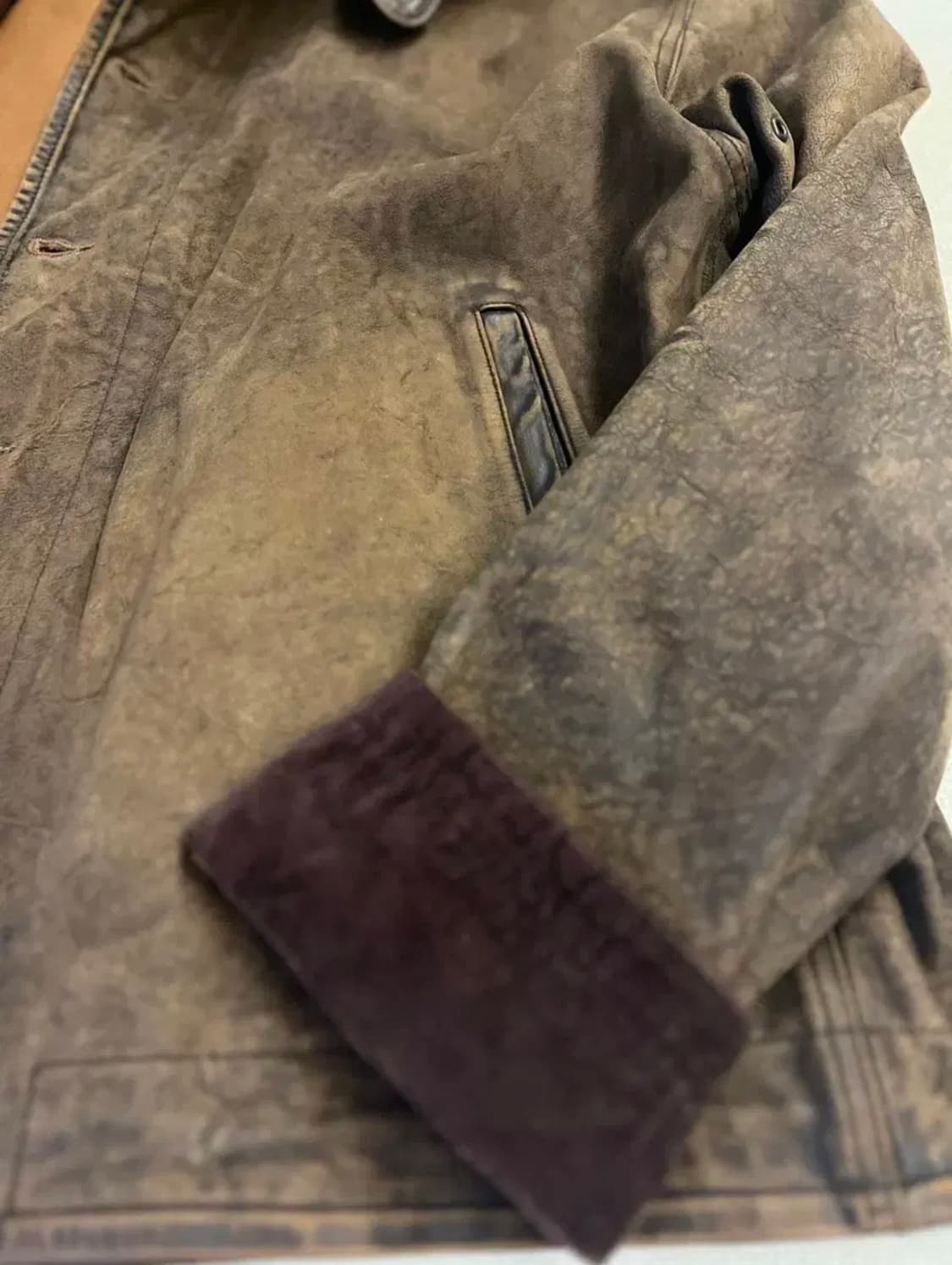 RRL COWHIDE N1 LEATHER DECK JACKET 상품이미지8