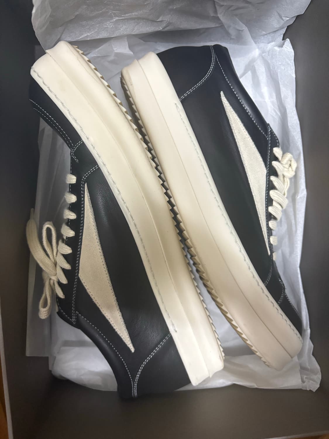 릭오웬스 룩소르 빈티지 로우 릭반스 44 상품이미지1