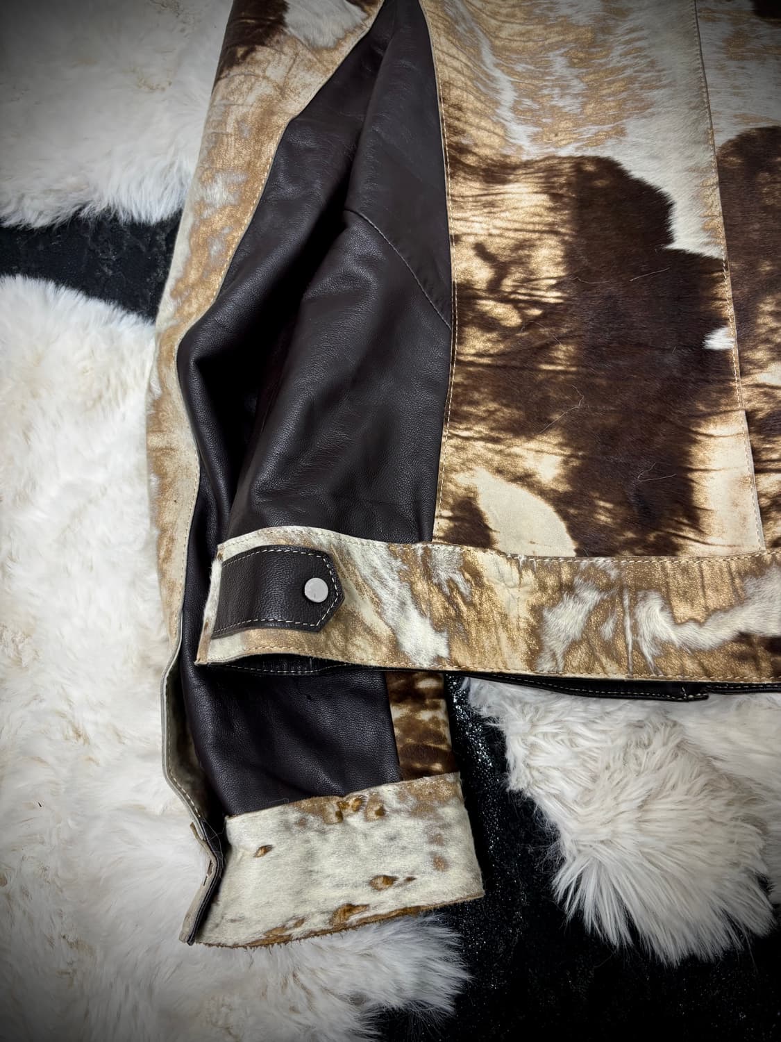 [00’s RARE]Brown Calf Hair Trimming Shee 상품이미지5