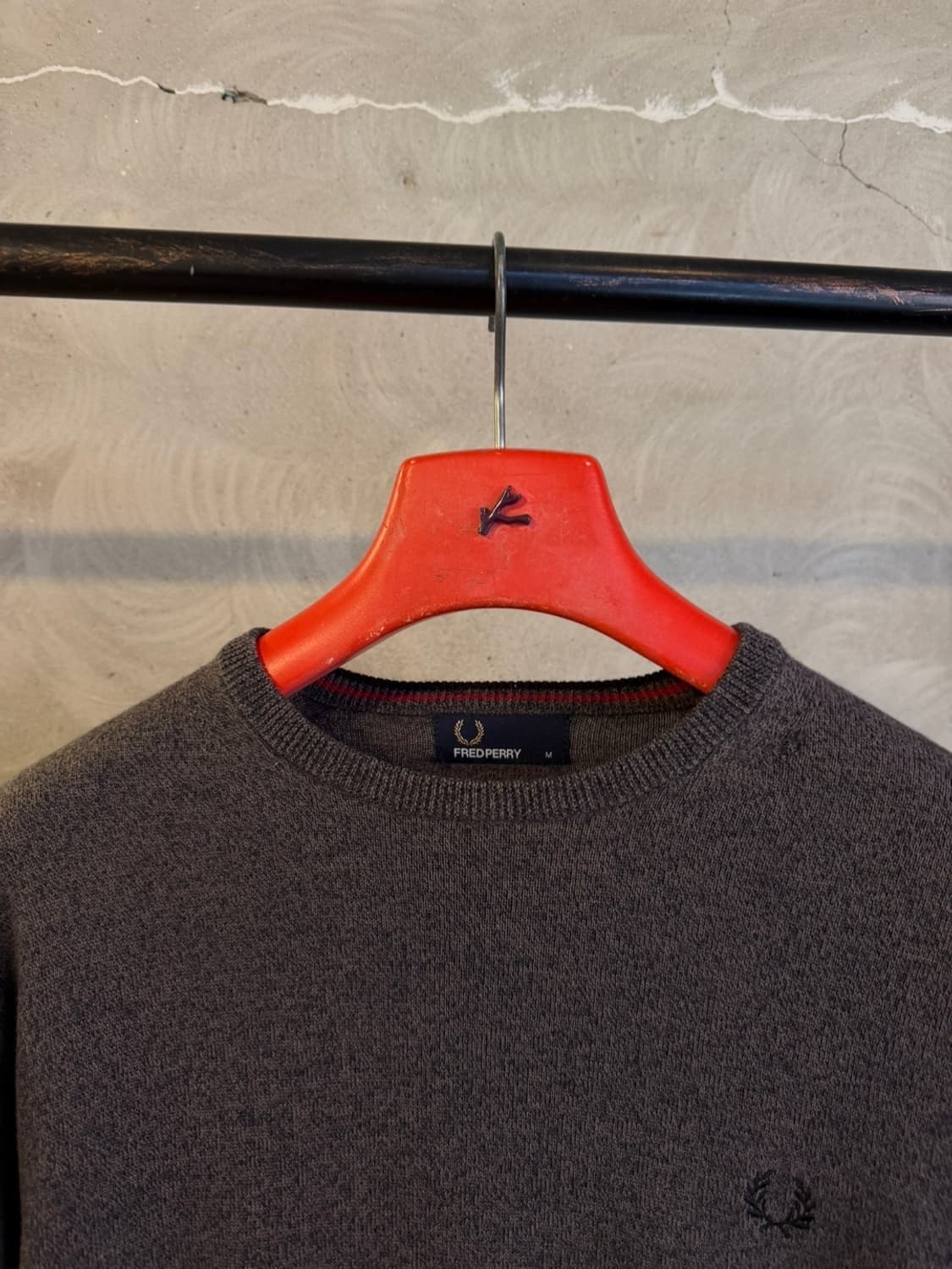 프레드페리 크루넥 니트 슬림100 상품이미지9