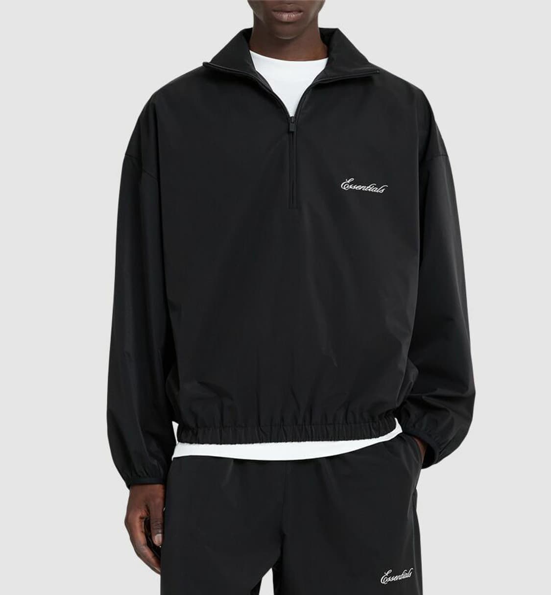 [M] 피어오브갓 에센셜 스포티 나일론 하프 집업 점퍼 아노락 상품이미지1