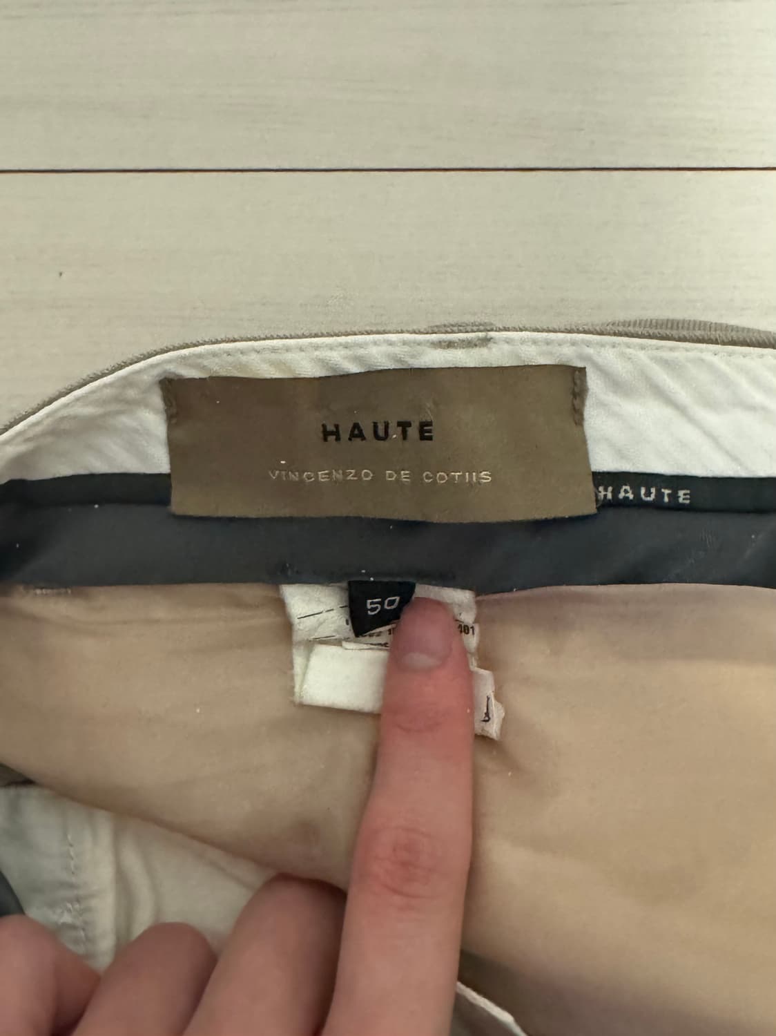 Haunte 팬트 베이지 상품이미지3