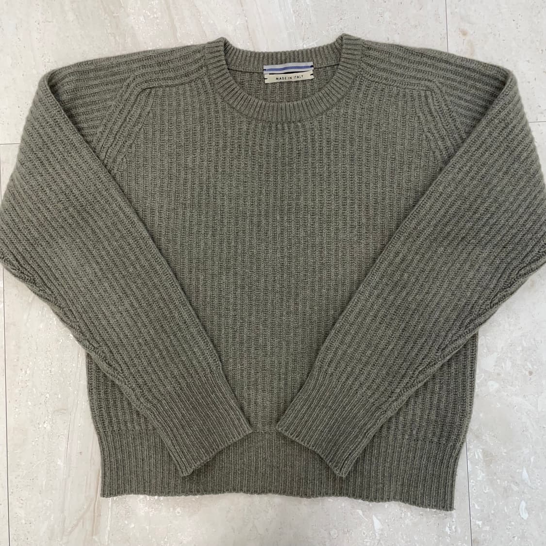 [S] Cristaseya 크리스타세야 캐시미어 립 래글런 니트 상품이미지2