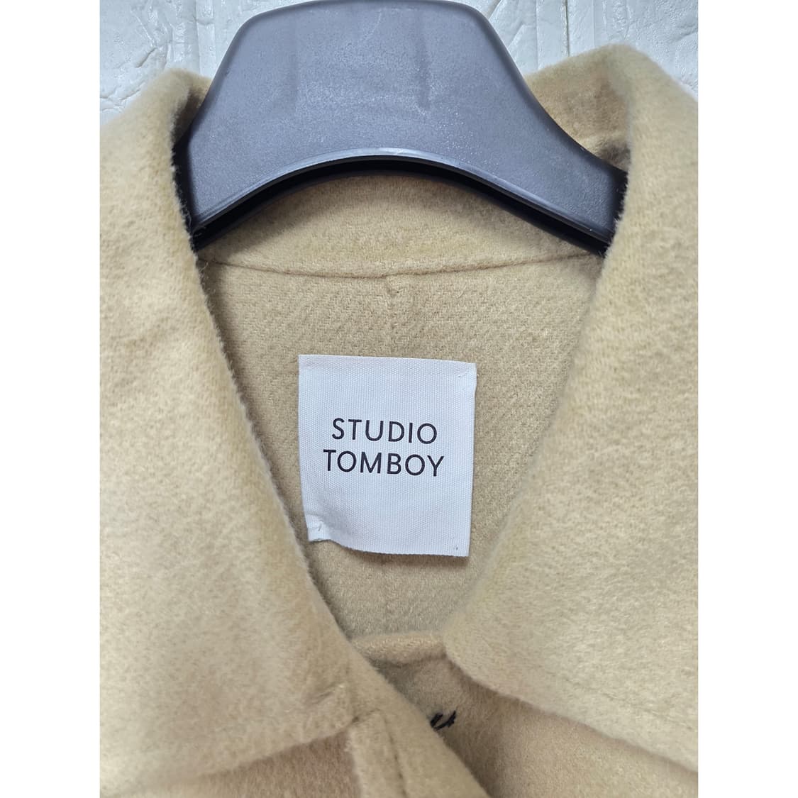 택포// 19s 스튜디오 톰보이 캐시미어 롱 코트 L 상품이미지2