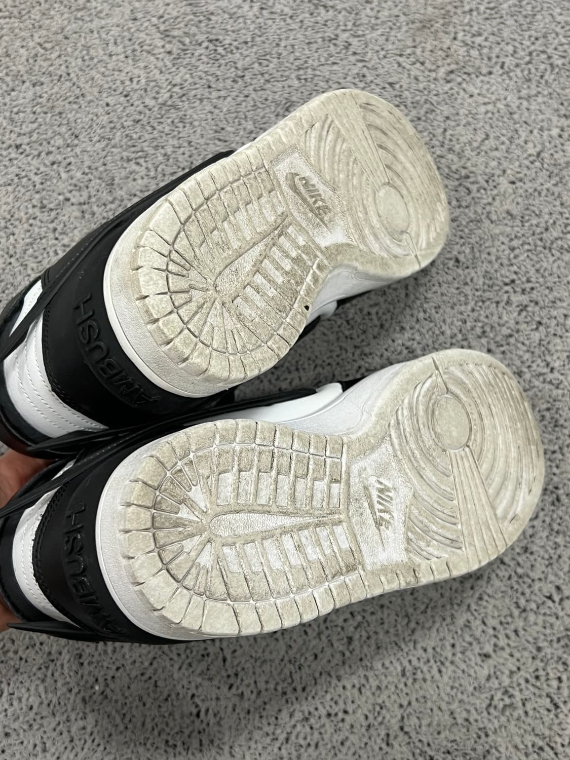 (250) 나이키 x 앰부쉬 덩크 하이 블랙 상품이미지5