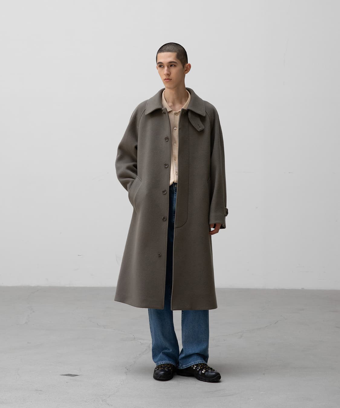 어나더오피스 레가시 발마칸 코트 로즈마리 01사이즈 상품이미지2