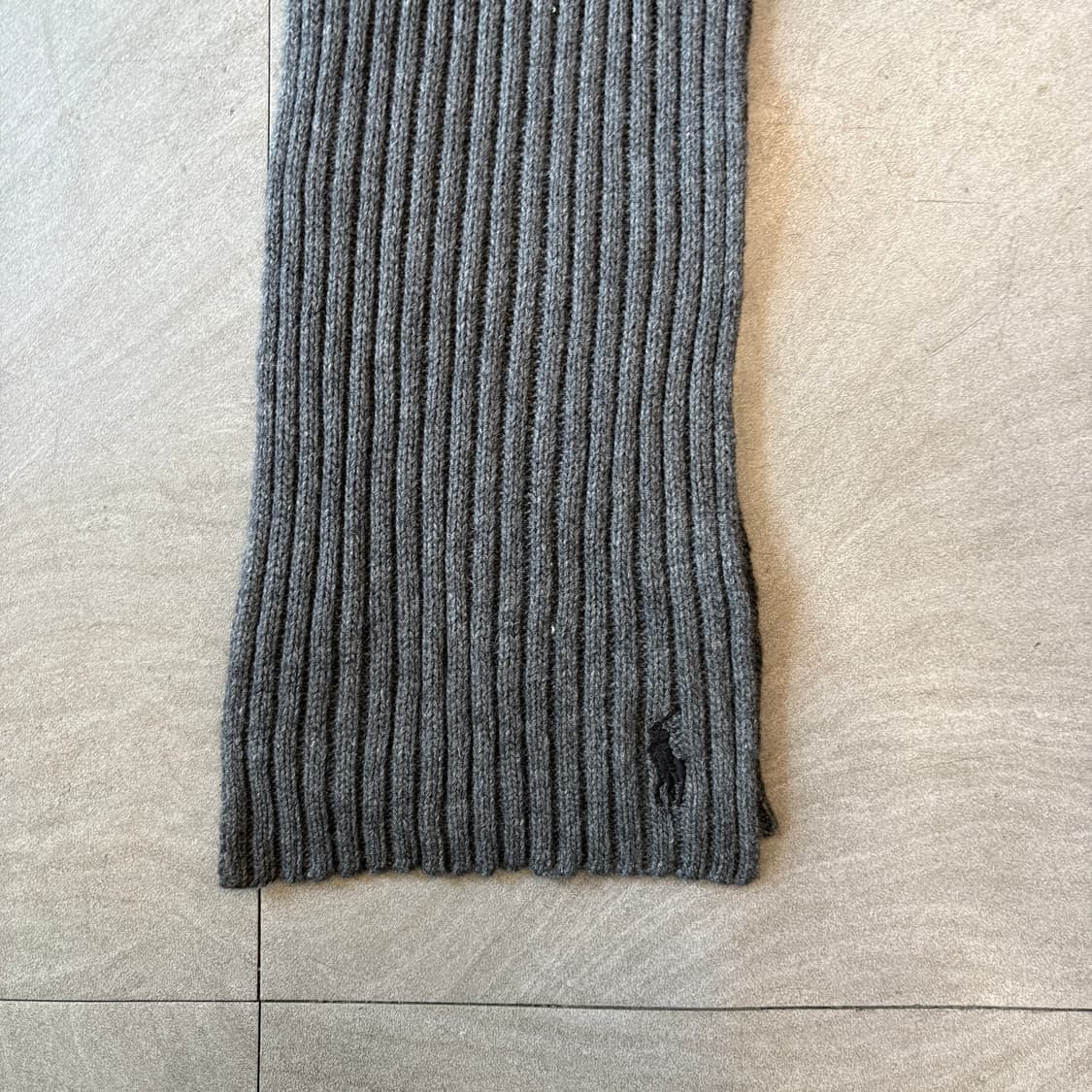 폴로 정품 그레이 코튼 머플러 목도리 상품이미지3