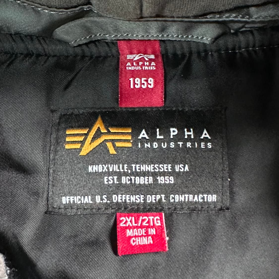 알파인더스트리 그레이 후드 ma-1 자켓 상품이미지9