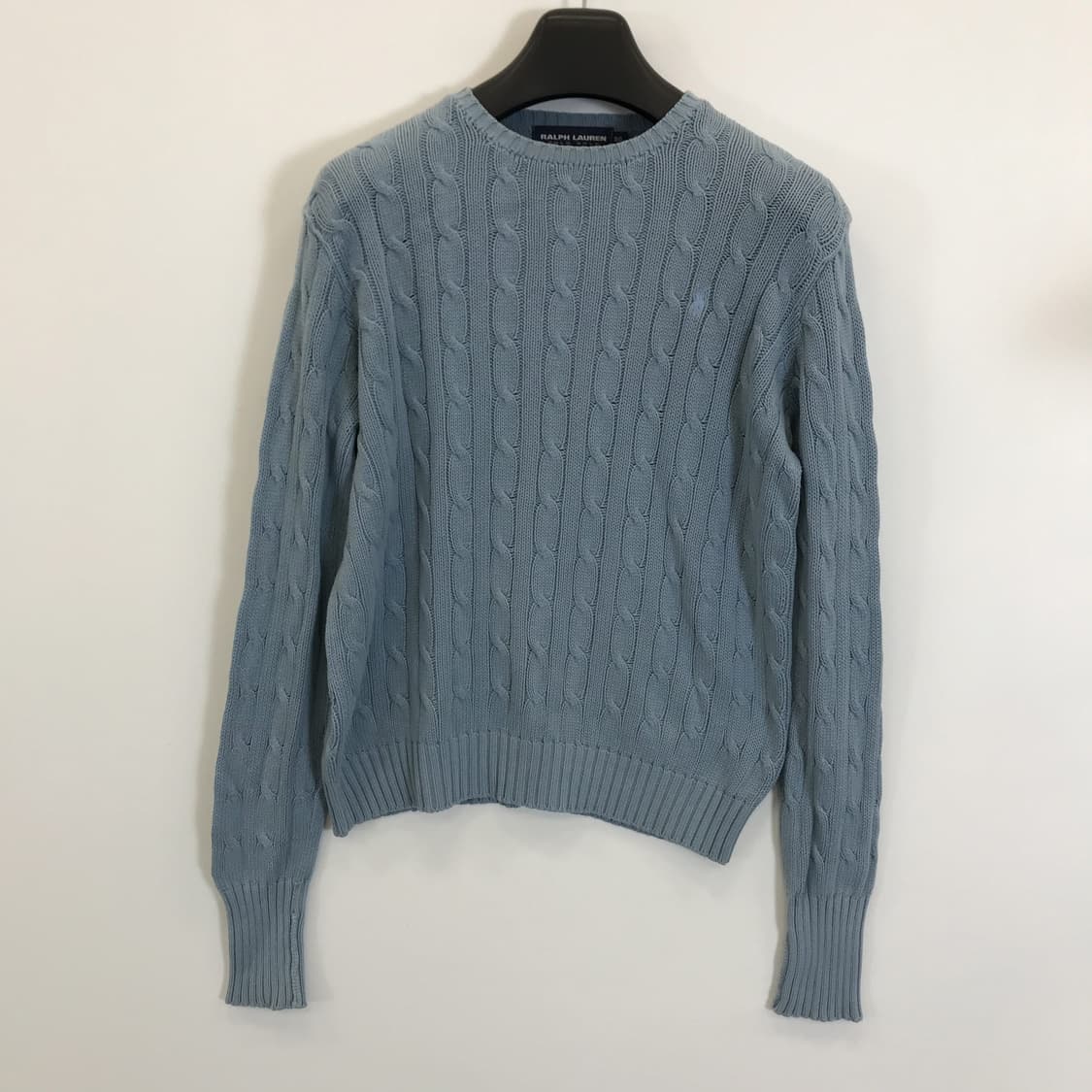 폴로 랄프로렌 스카이블루포니 케이블니트 [여성90] 상품이미지1