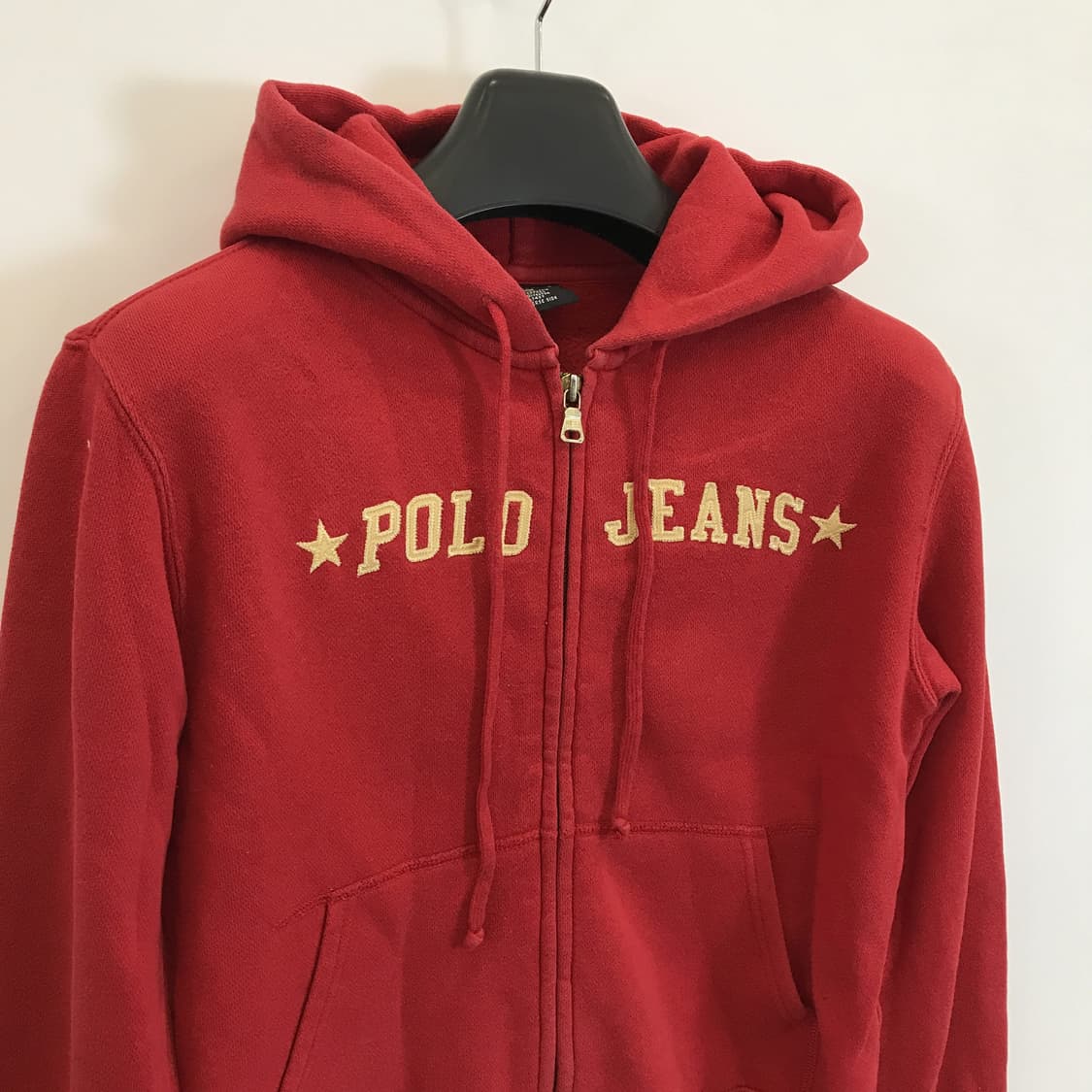 폴로 POLO 스펠아웃 크롭 후드집업 [여성S] 상품이미지2