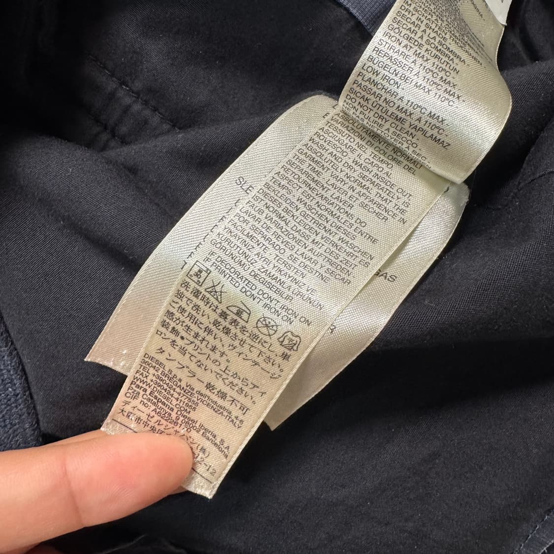 Name : 디젤 엘보우패치 집업 버튼 빈티지데미지 자켓 :)  상품이미지10