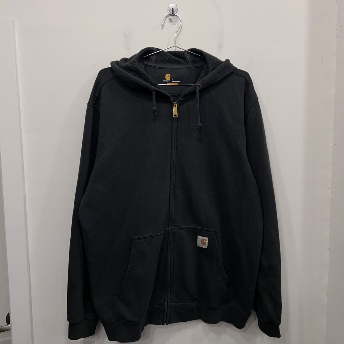 칼하트 오리지날핏 빈티지 에이징 후드 집업 상품이미지2