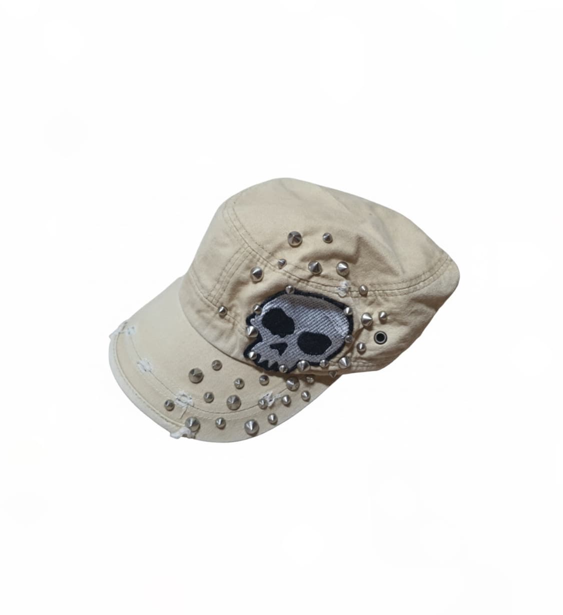 Y2k 해골 스터드 캡 상품이미지1