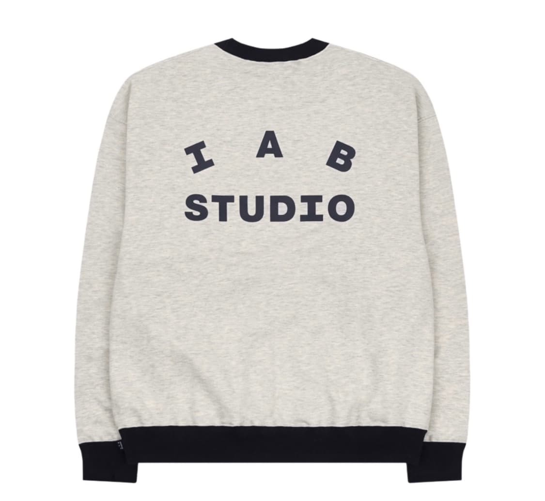 아이앱 스튜디오 스웨트셔츠 오트밀 네이비 - XL (새상품) 상품이미지2