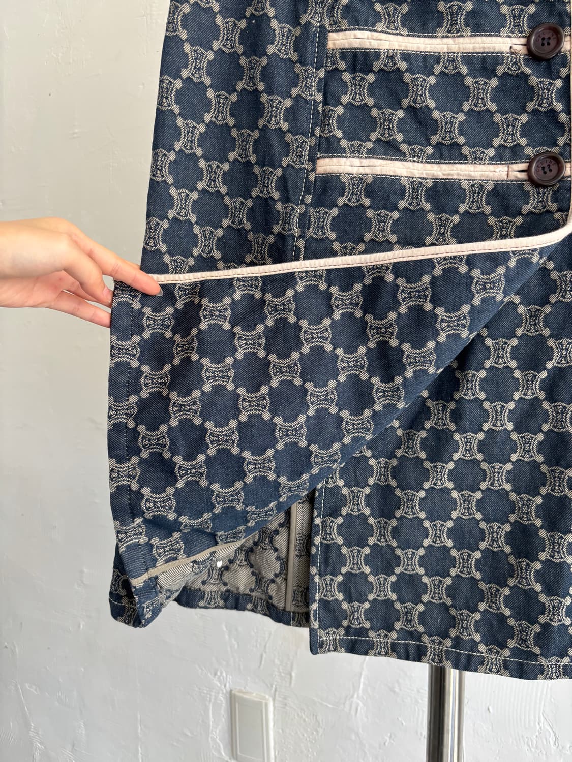 Celine 셀린느 마카담 트리오페 미디 스커트 상품이미지4