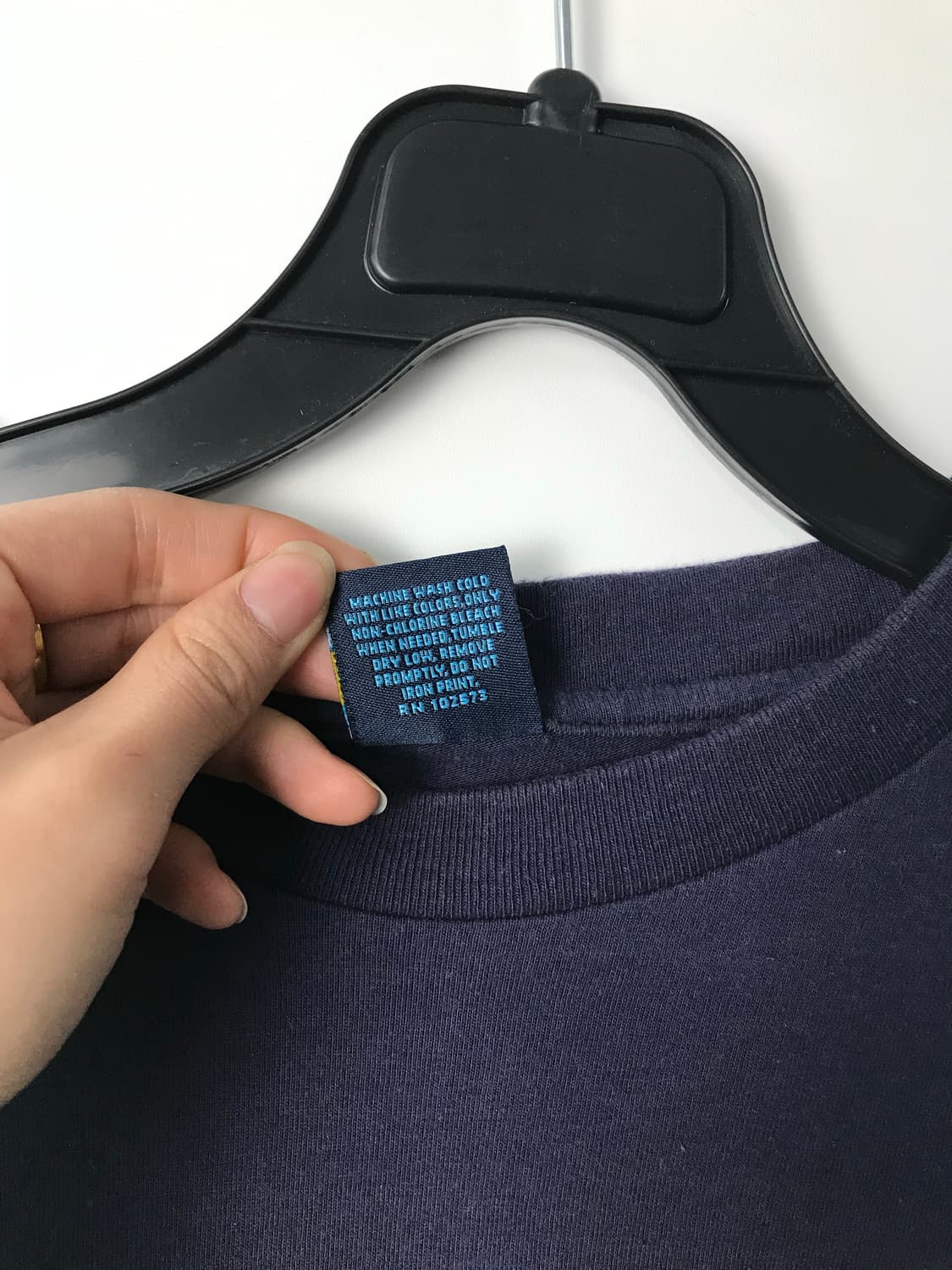 홀리스터 백로고 네이비 롱슬리브 긴팔 티셔츠 상품이미지8