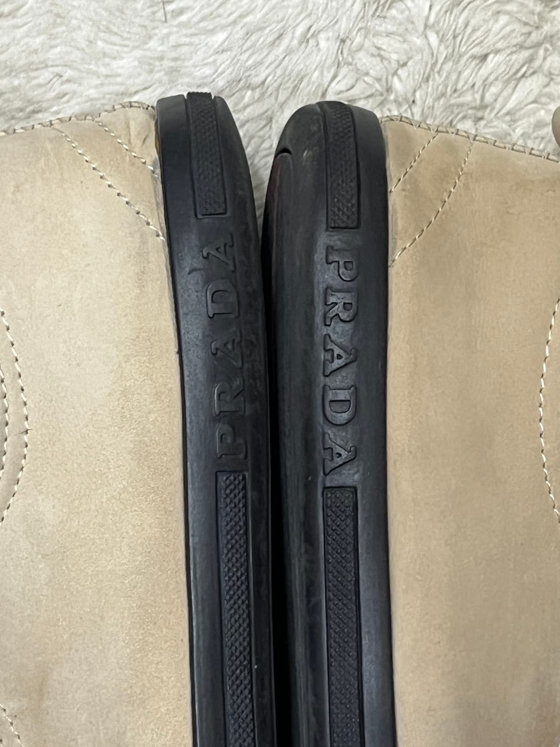 프라다 레더 스니커즈 상품이미지6