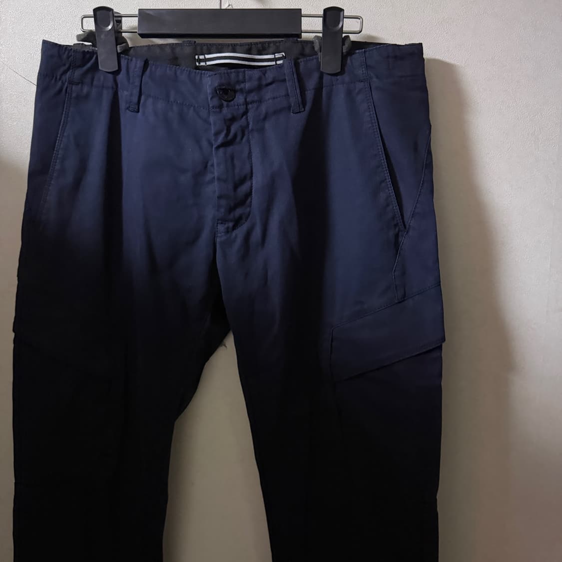 스톤아일랜드 남성 코튼 네이비 카고 팬츠 (남성 32-33정도) 상품이미지8