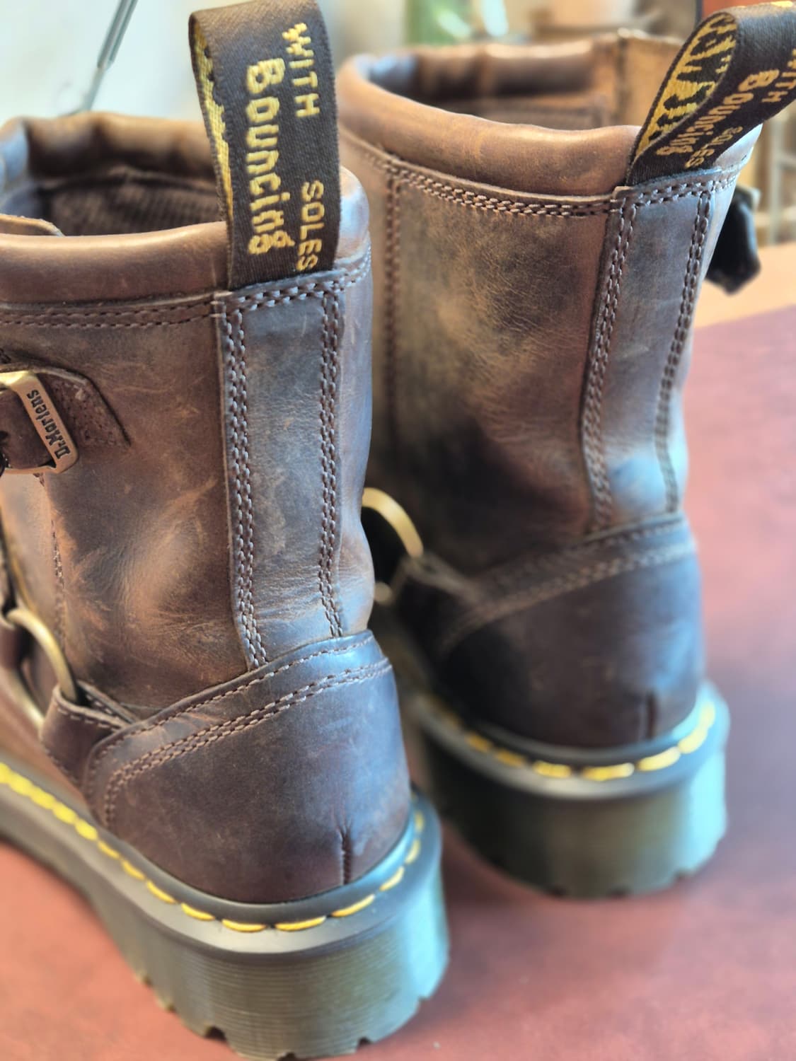 실착용1회 250(US7M)닥터마틴 버클스트랩부츠 상품이미지4