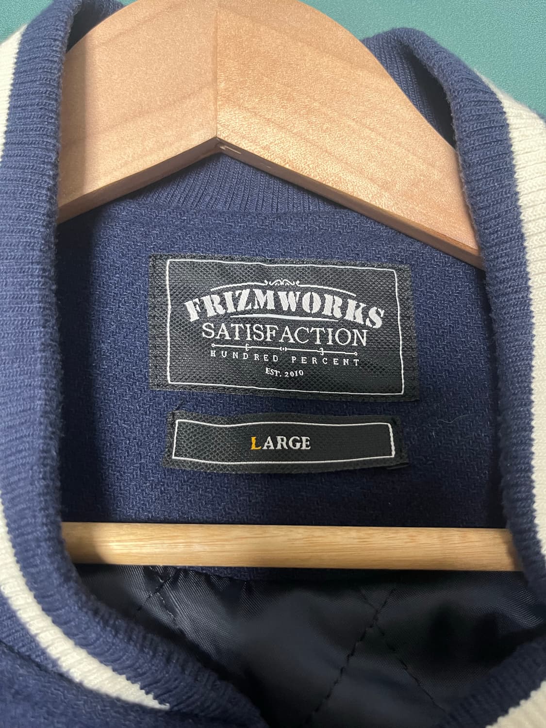 프리즘웍스 울 스타디움 자켓 Size L 상품이미지3