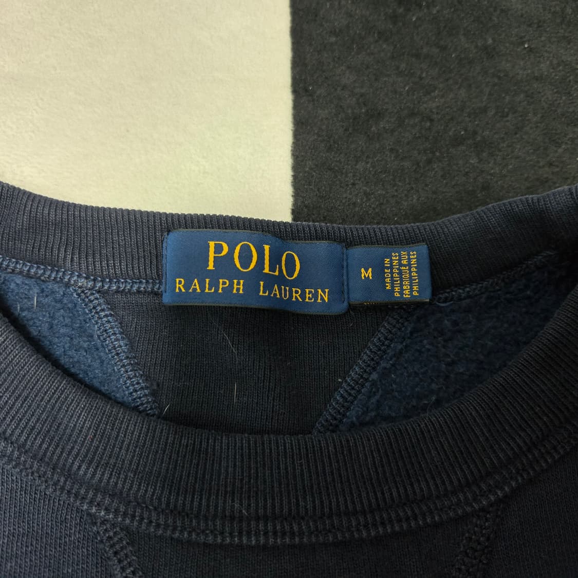 M 폴로랄프로렌 RL 피그먼트 스웻셔츠 네이비 상품이미지3