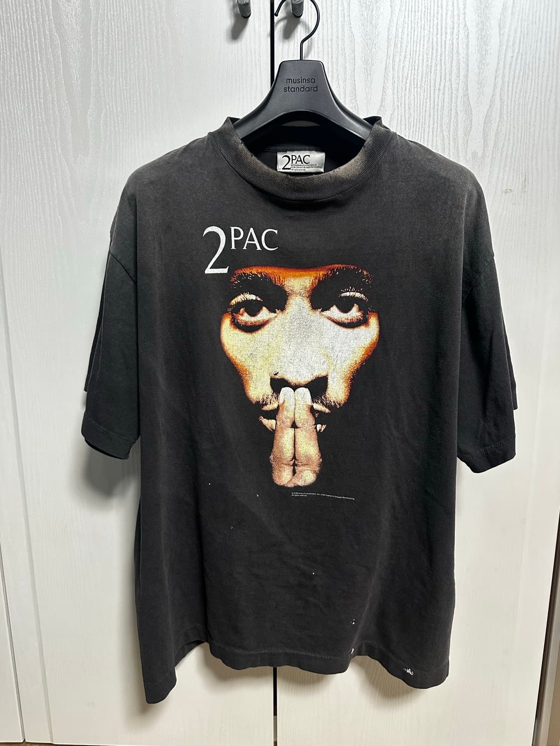 (L) 세인트미카엘 2PAC 투팍 티셔츠 상품이미지2