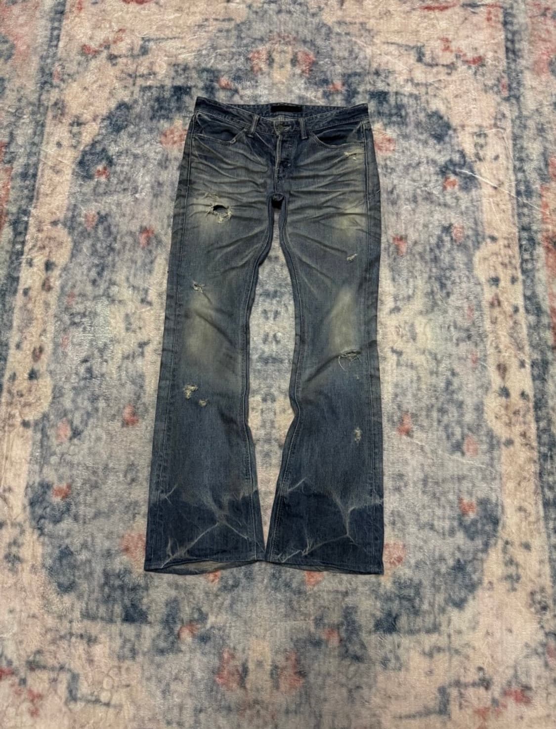 Fuga 00s archive whisker boot cut denim 상품이미지1