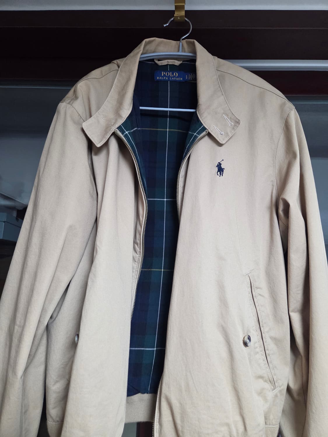 폴로 코튼 트윌 자켓 베이지 L 상품이미지2