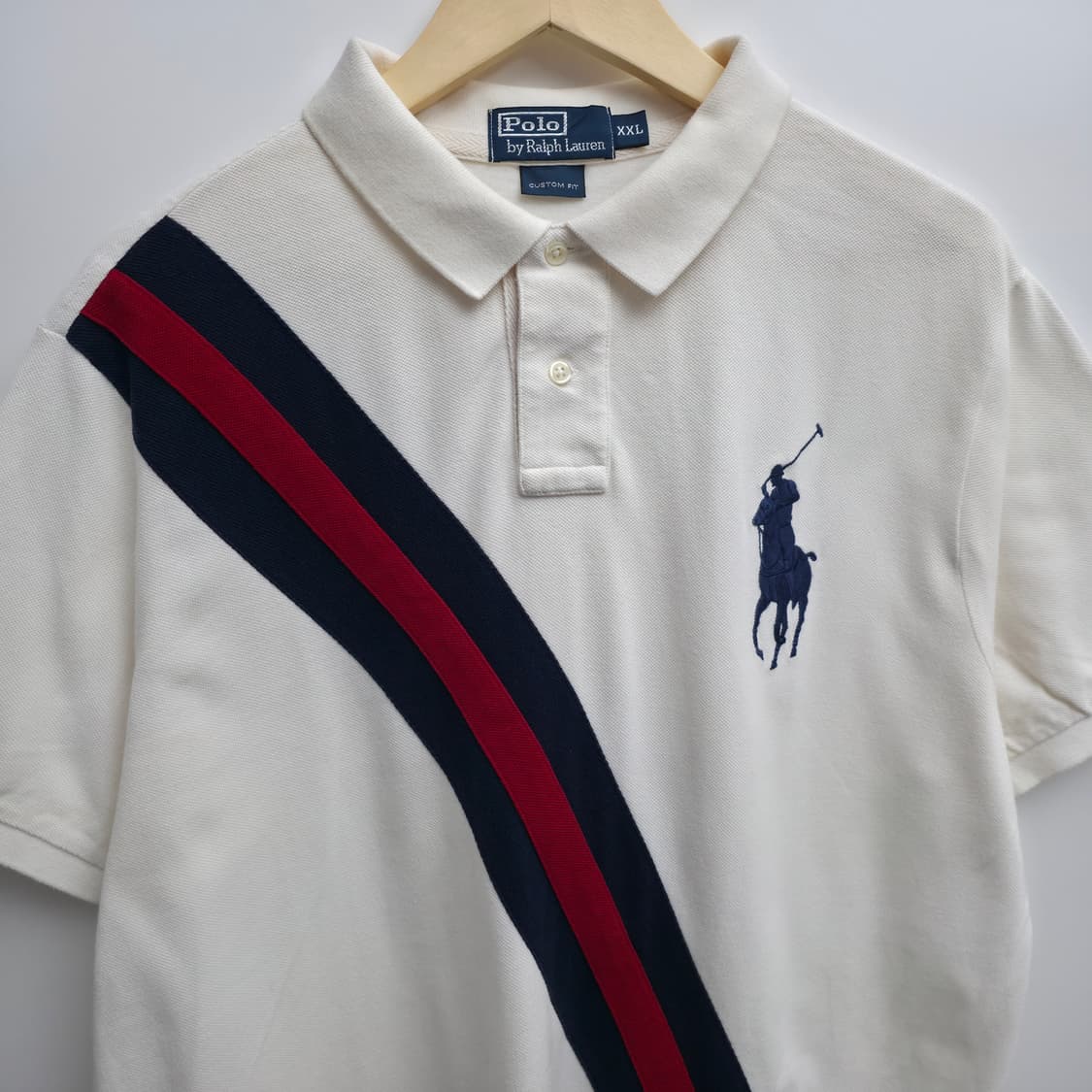 [XXL] 폴로 랄프로렌 빅포니 스트라이프 반팔 카라티 상품이미지2