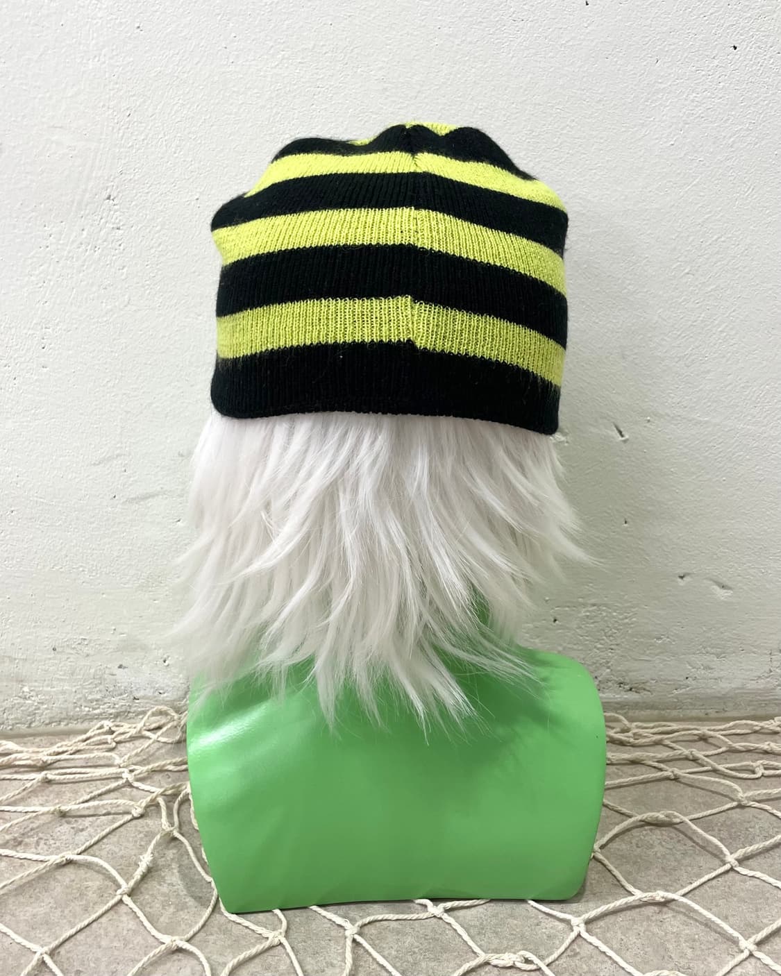 Green & Black Stripe Beanie 상품이미지4